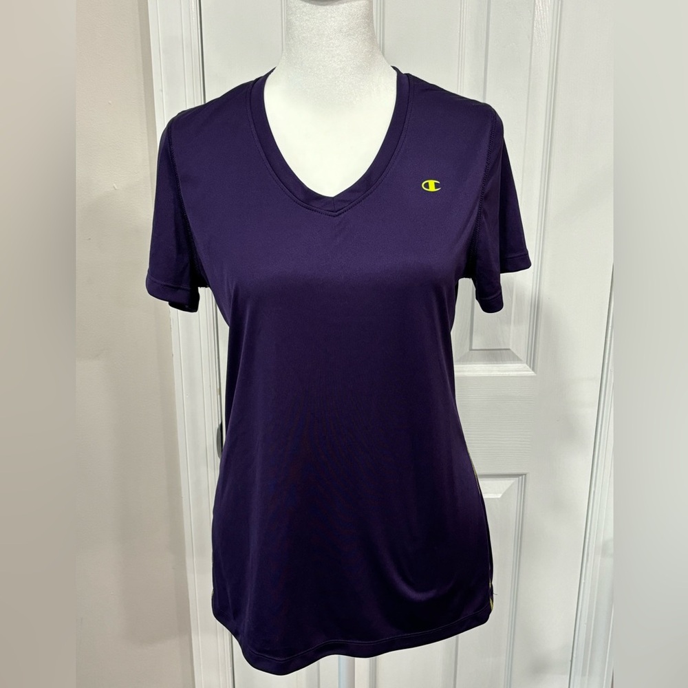 champion purple performance t-shirt size M